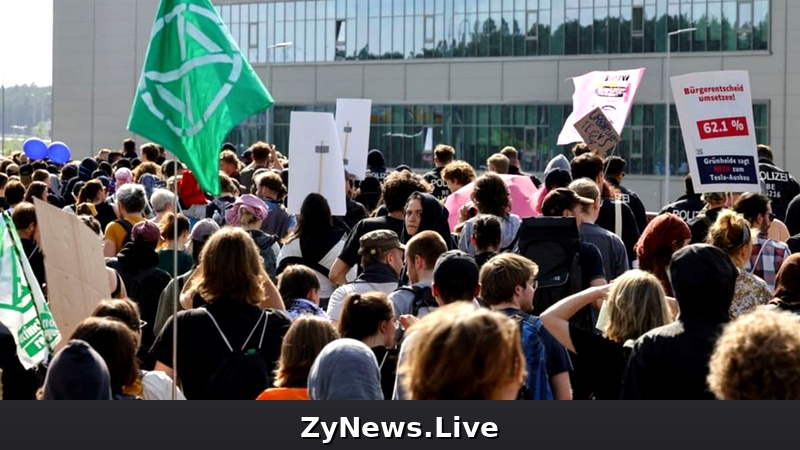 German police clear protest site at Tesla gigafactory