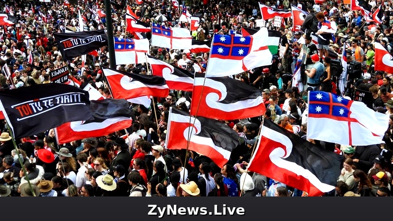 Tens of Thousands Rally at New Zealand’s Parliament in Support of Māori Rights